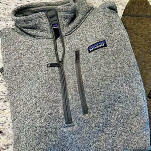 Patagonia Men's Zip-Up Sweater in Gray
